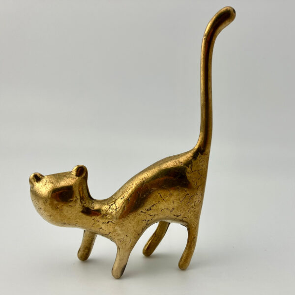 Chat porte-bagues en laiton – Image 5