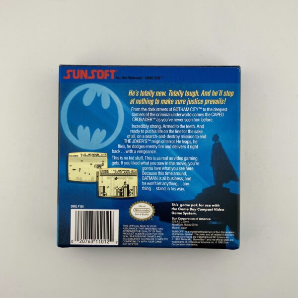 Jeu Nintendo Gameboy "Batman : The Video Game" – Image 5