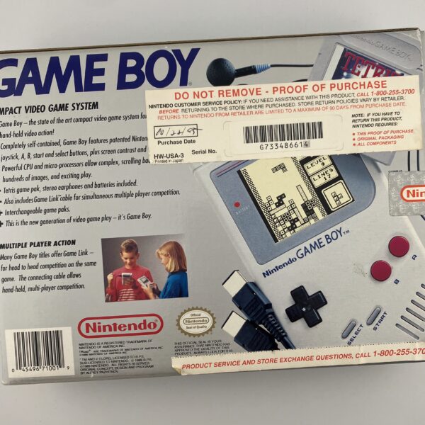 Nintendo Game Boy Classic grise en boîte – Image 6