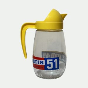 Pichet à eau en verre vintage de collection