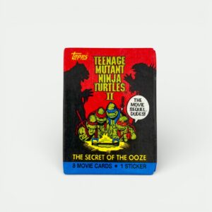 "Teenage Mutant Ninja Turtles 2" 8 cartes et 1 sticker par Topps (1991)